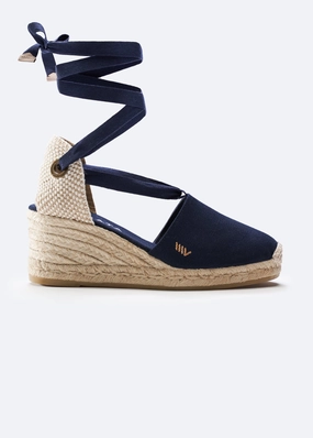 Light cushion Escala Canvas Espadrille Wedges