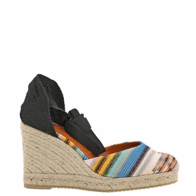 Statement Boost Espadrilles With Zig Zag Pattern