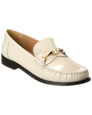 Comfortable Style Ferragamo New Vara Chain Leather Loafer