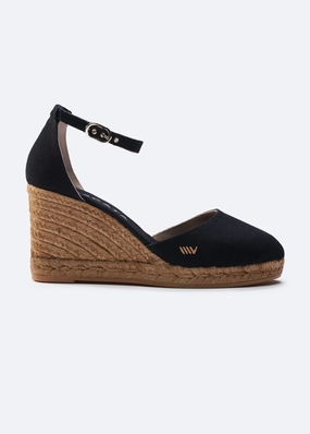 Moisture wicking Estartit Canvas Wedges