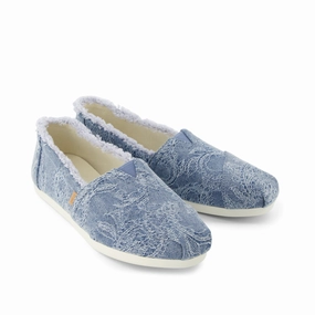Alpargata Faded Sky Denim Floral Chain Glow Warm Look