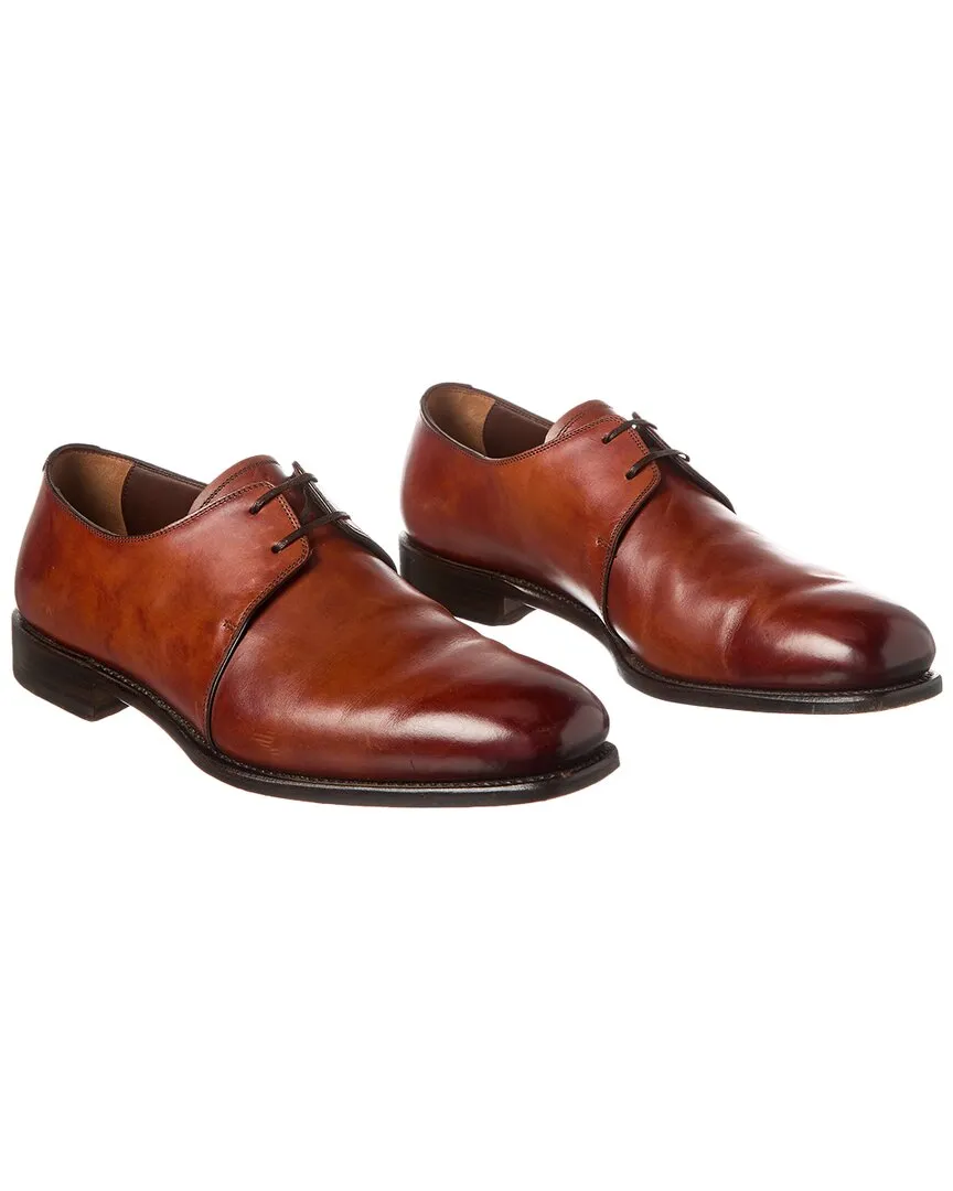 Book Stop Ferragamo Royal Wax Leather Loafer (Authentic Pre-Owned)