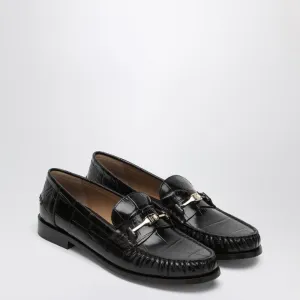 Hold Safe Late Stroll Ferragamo Women's  Moccasin New Vara Chain