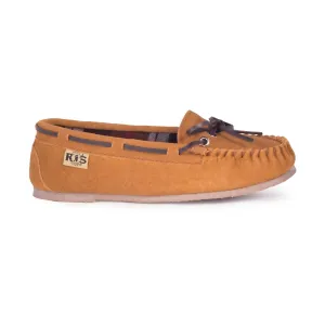 Timeless Style Shoes Women Rjs Unlined Driving Moccasin In Chestnut