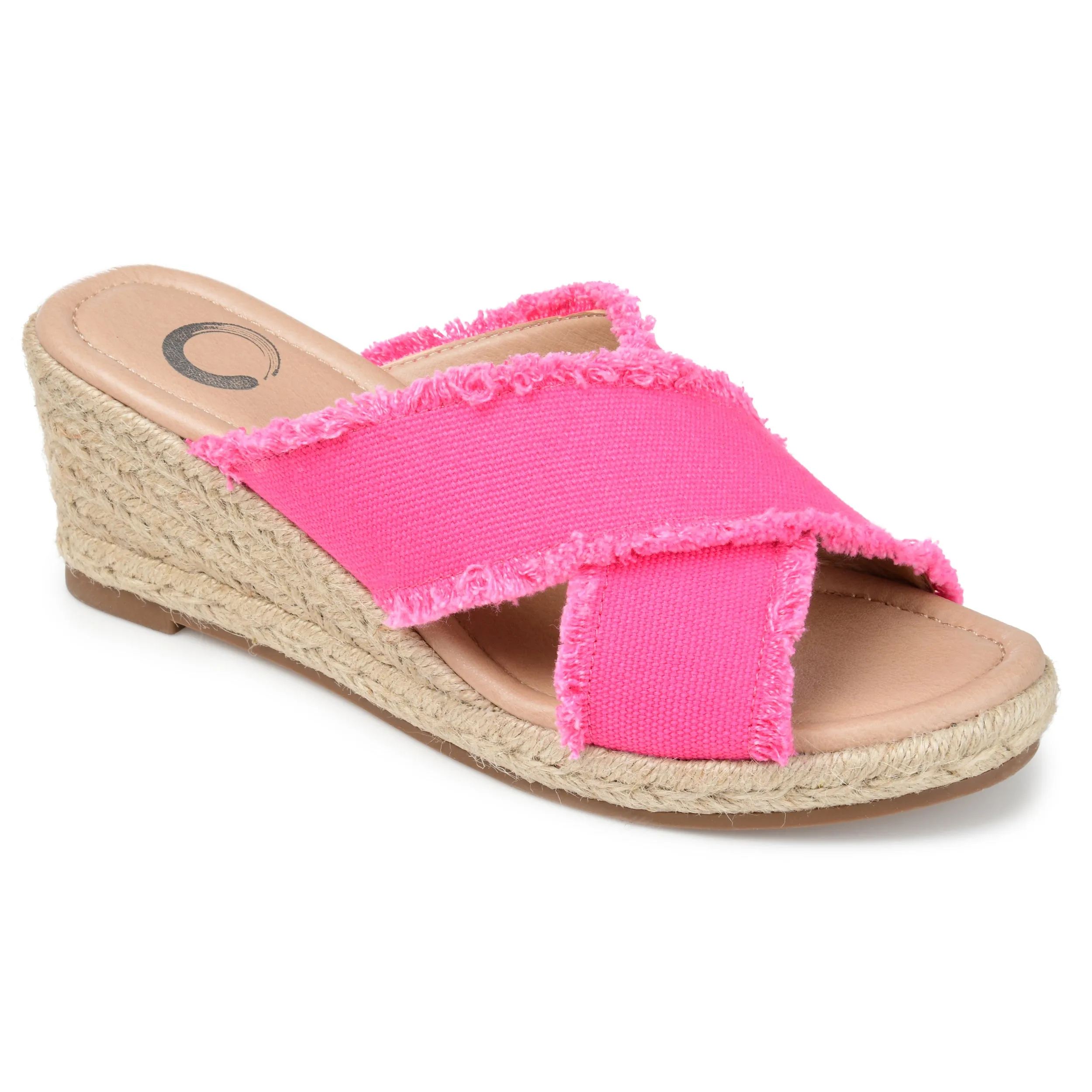 Journee Collection Women's Tru Comfort Foam Shanni Wedge Gold Tone Gloss Glow