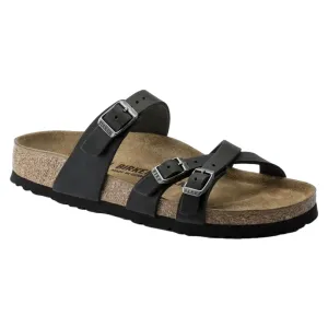 Versatile Padding Smooth Step Birkenstock Franca Black  1021112 Women's