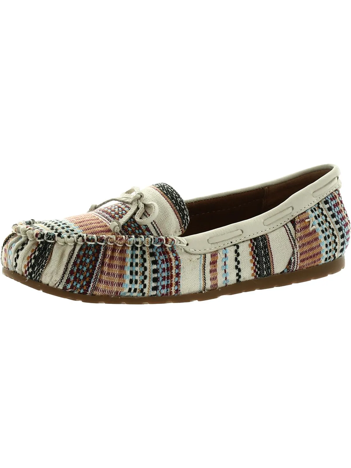 Elery Womens Slip On Comfort Moccasins Toe Sure Soft Texture