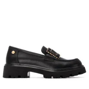 Support System Women's 144429 Round Toe Shoes In Black