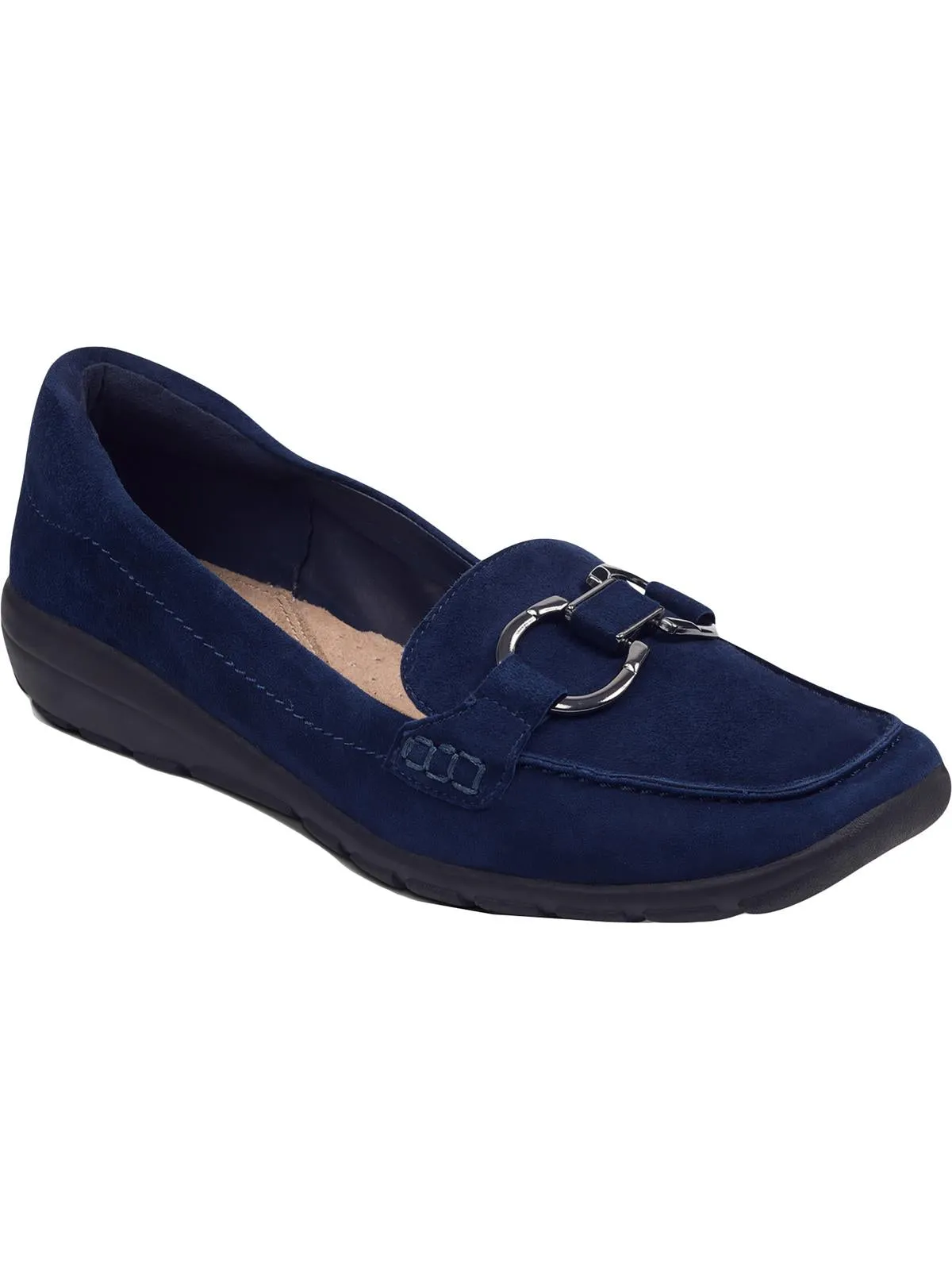 Avienta Womens Leather Slip On Loafers Versatile Walk. Comfy Motion