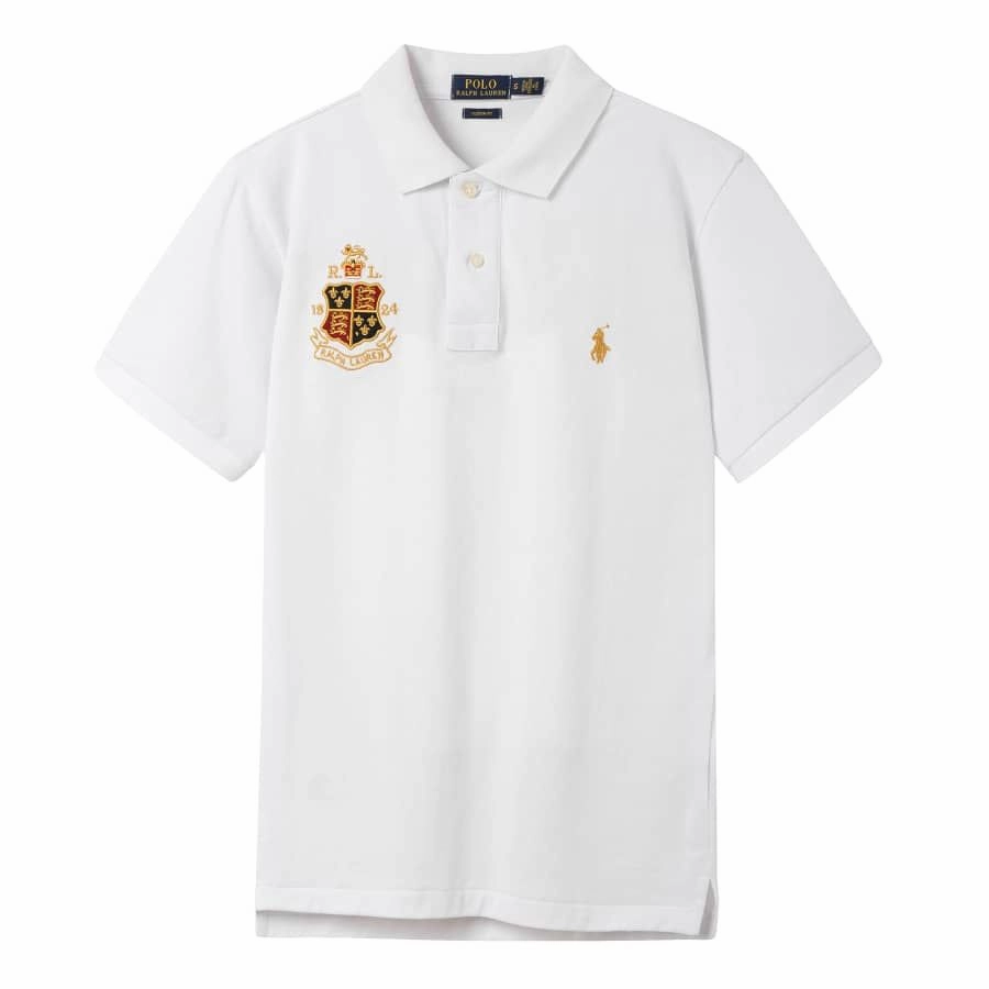 Fur combination Casual Essential Polo Ralph Lauren White Small Pony And Badge Polo