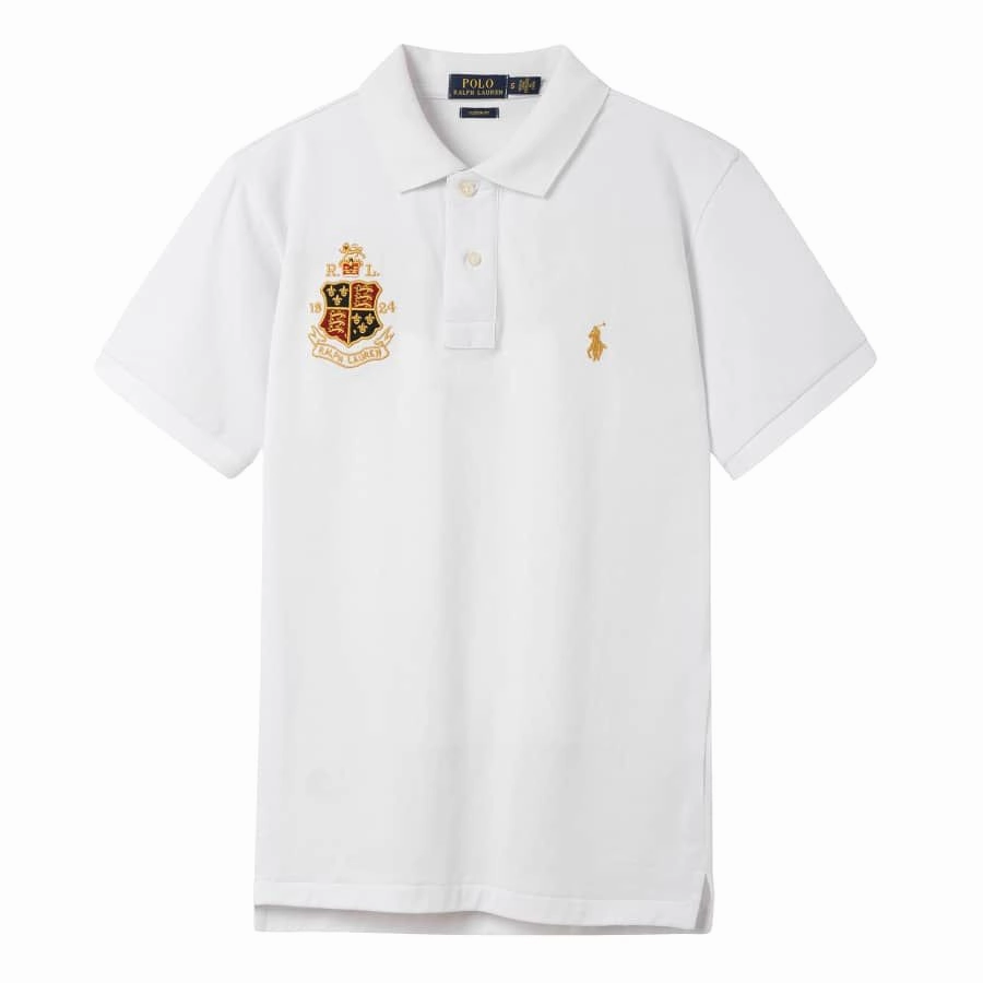 easy to pair Classic Layer Wear Polo Ralph Lauren White Small Pony And Badge Polo