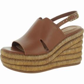 Tamryn Womens Leather Adjustable Espadrilles Model Glow Urban Wear