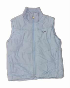 Ability NIKE Boys Padded Gilet 13-14 Years XL Blue Polyester
