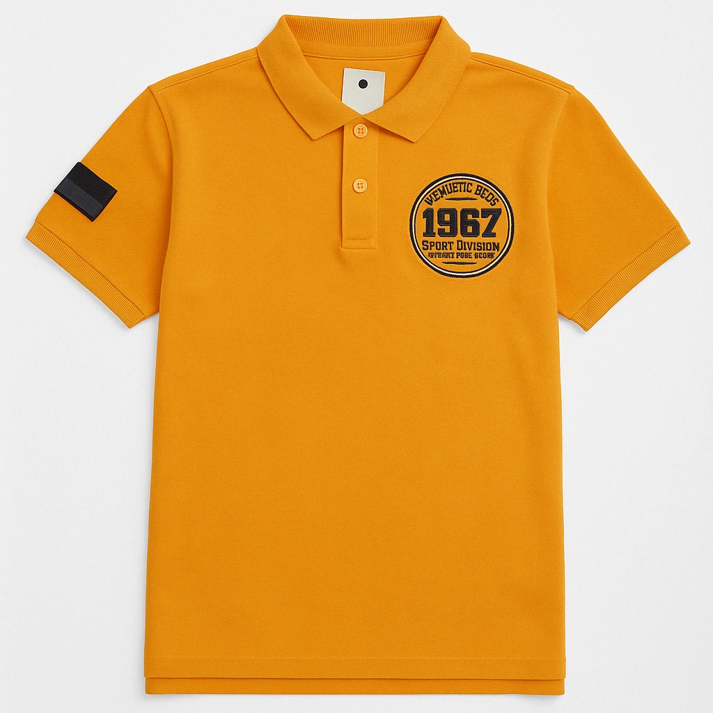 Extenso 1962 Orange Men Polo Timeless Design