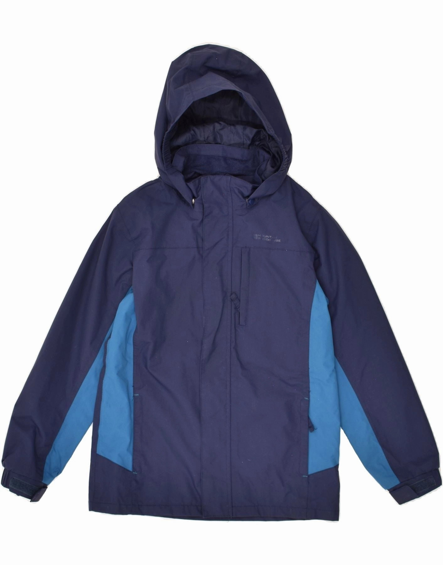 Alpine Style City Vibes MOUNTAIN WAREHOUSE Boys Hooded Rain Jacket 9-10 Years Navy Blue