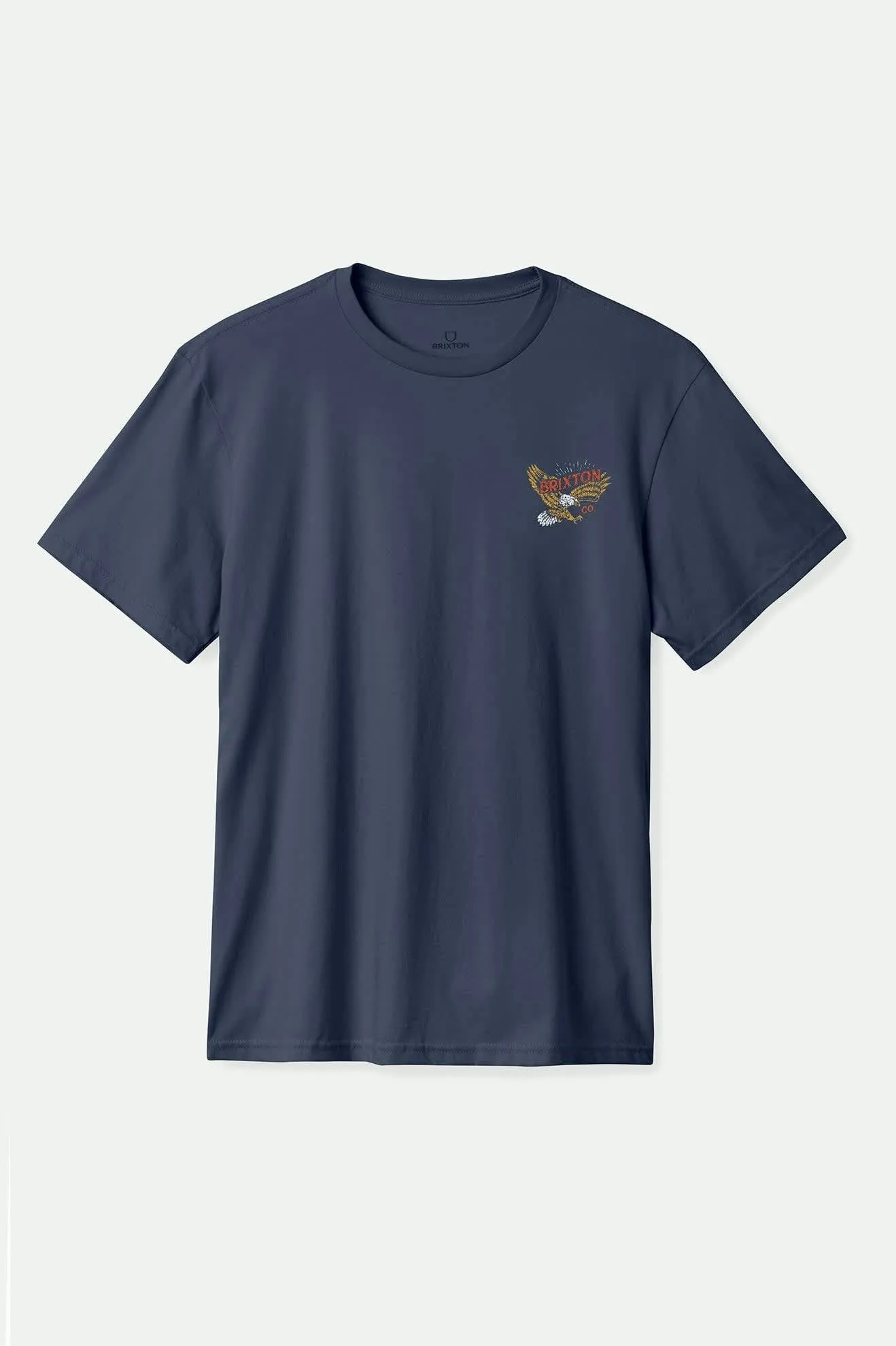 Solid Color Cool Design Keller S/S Standard T-Shirt - Washed Navy Worn Wash