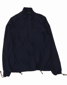 label Loose-fit TOMMY HILFIGER Boys Rain Jacket 13-14 Years Medium Navy Blue Polyester