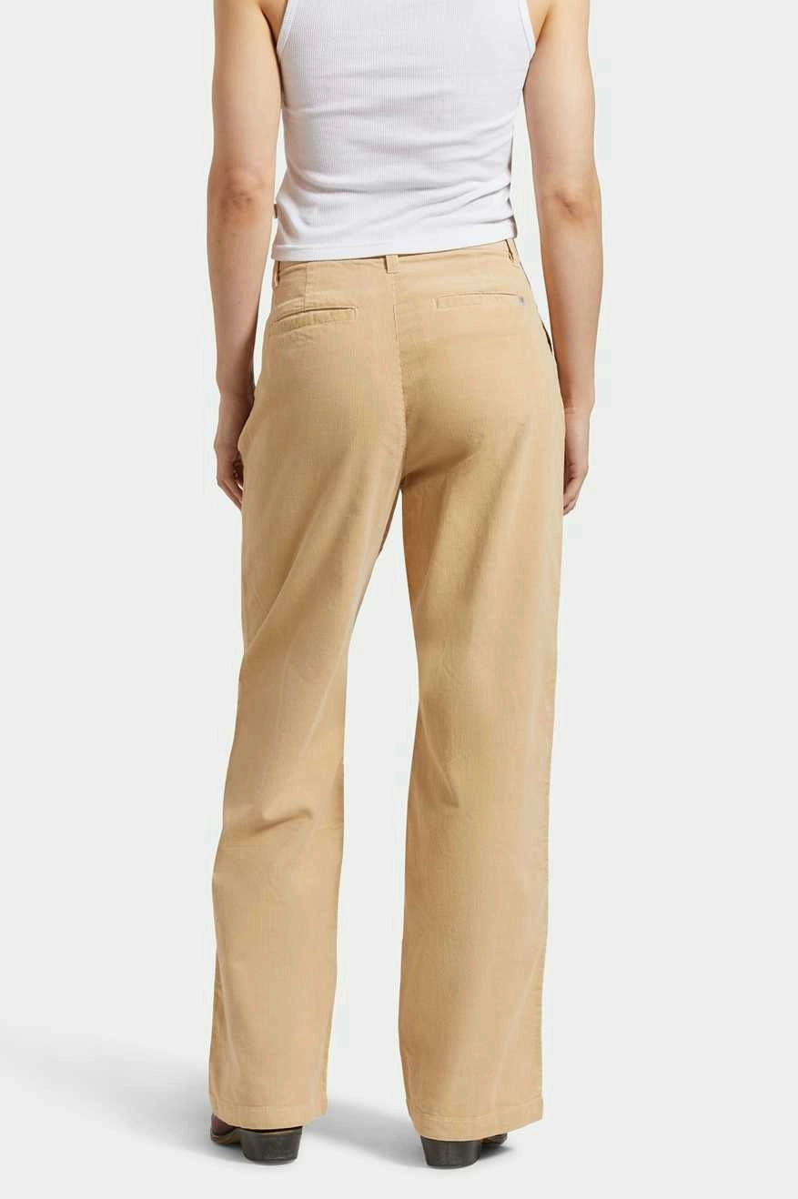 Flattering Look Urban Look Ludlow Trouser Pant - Oat Milk