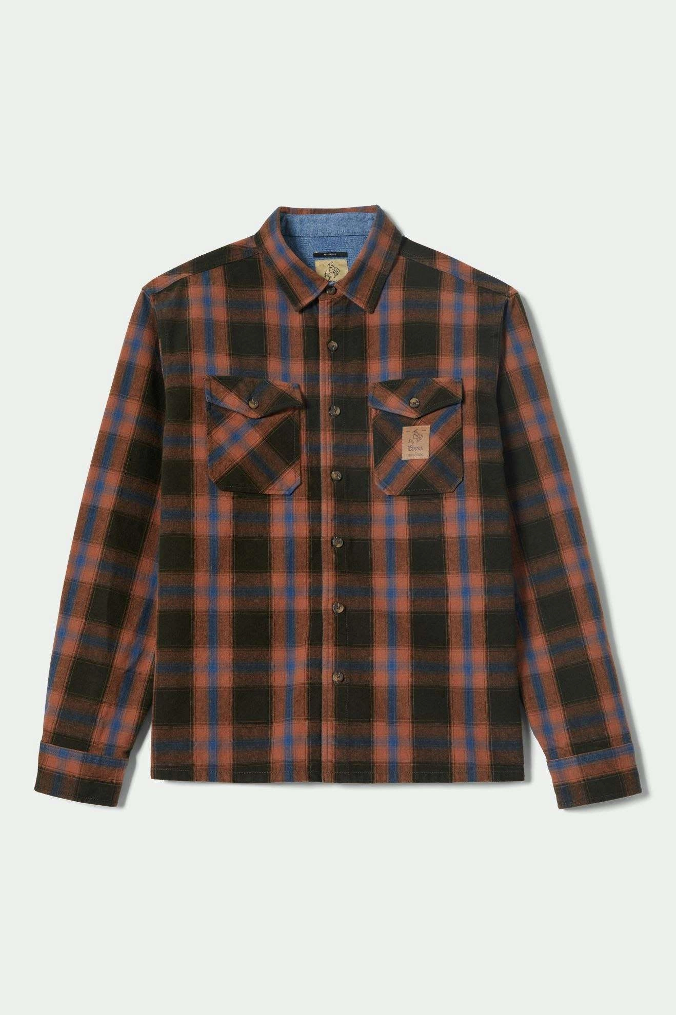 Cool Comfort Coors Colt L/S Flannel - Black/Brown