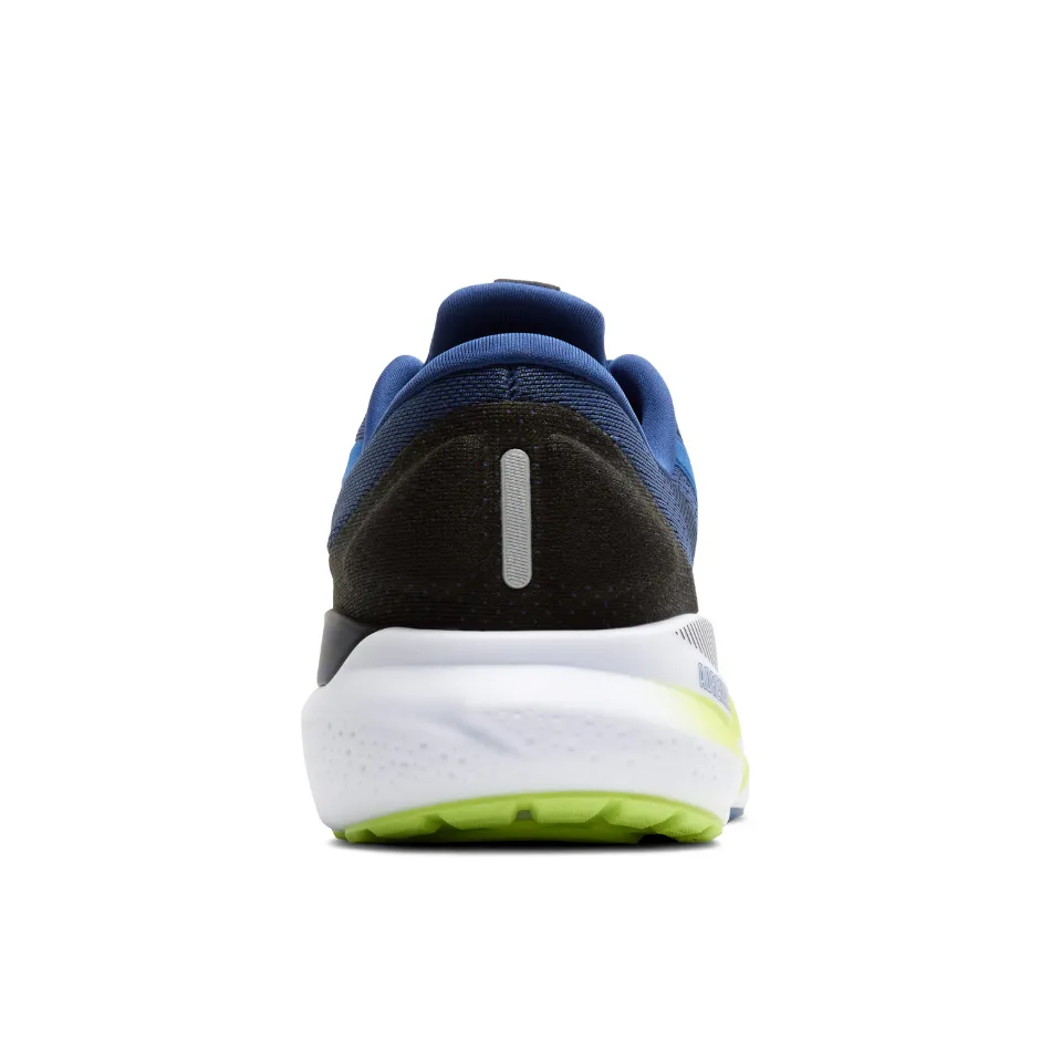 Cross Tension System Brooks Men's Adrenaline GTS 24 Running Shoes in Navy Pony/Black/Acid Lime AW25