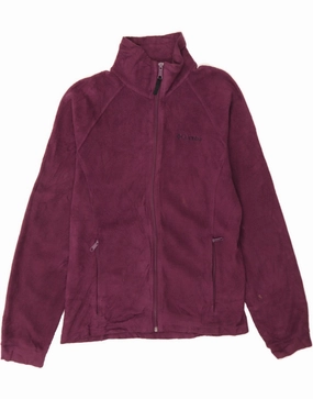 COLUMBIA Boys Fleece Jacket 15-16 Years Purple Polyester Animal Print suitable for charity events