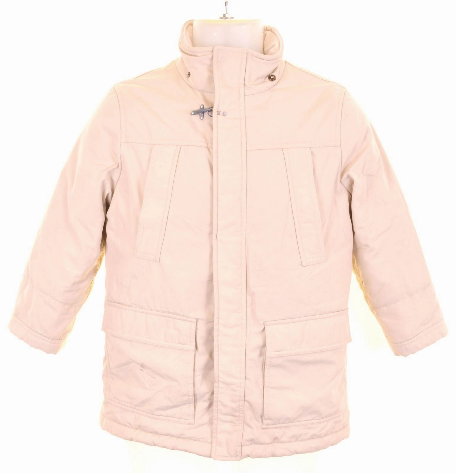 FAY Boys Windbreaker Jacket 7-8 Years Beige UV Protective Layer