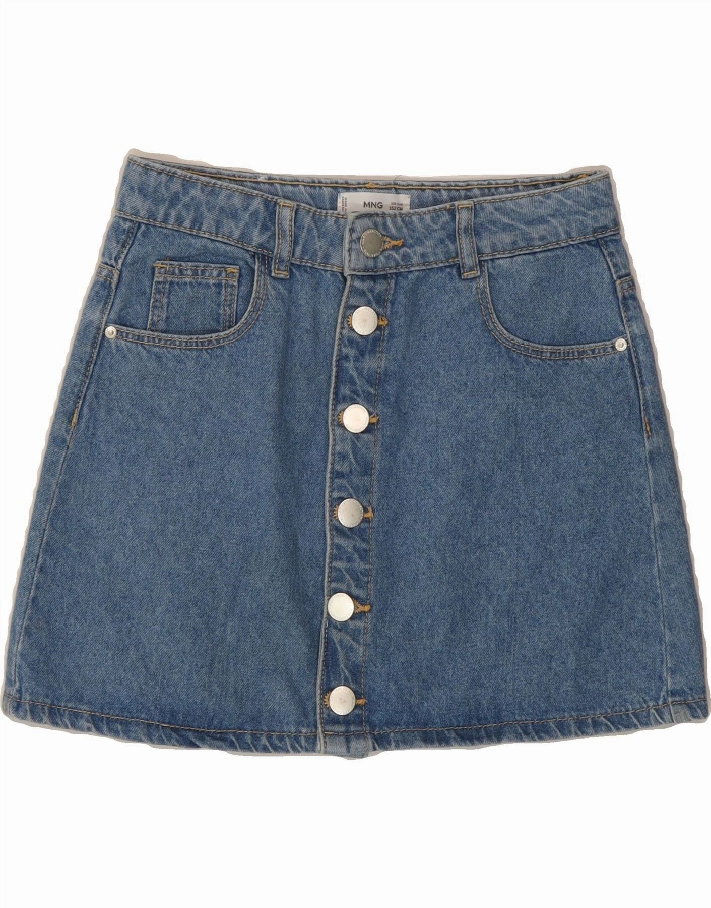 Street Ready MNG Girls Denim Skirt 11-12 Years W25 Blue