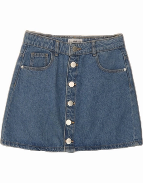 Street Ready MNG Girls Denim Skirt 11-12 Years W25 Blue