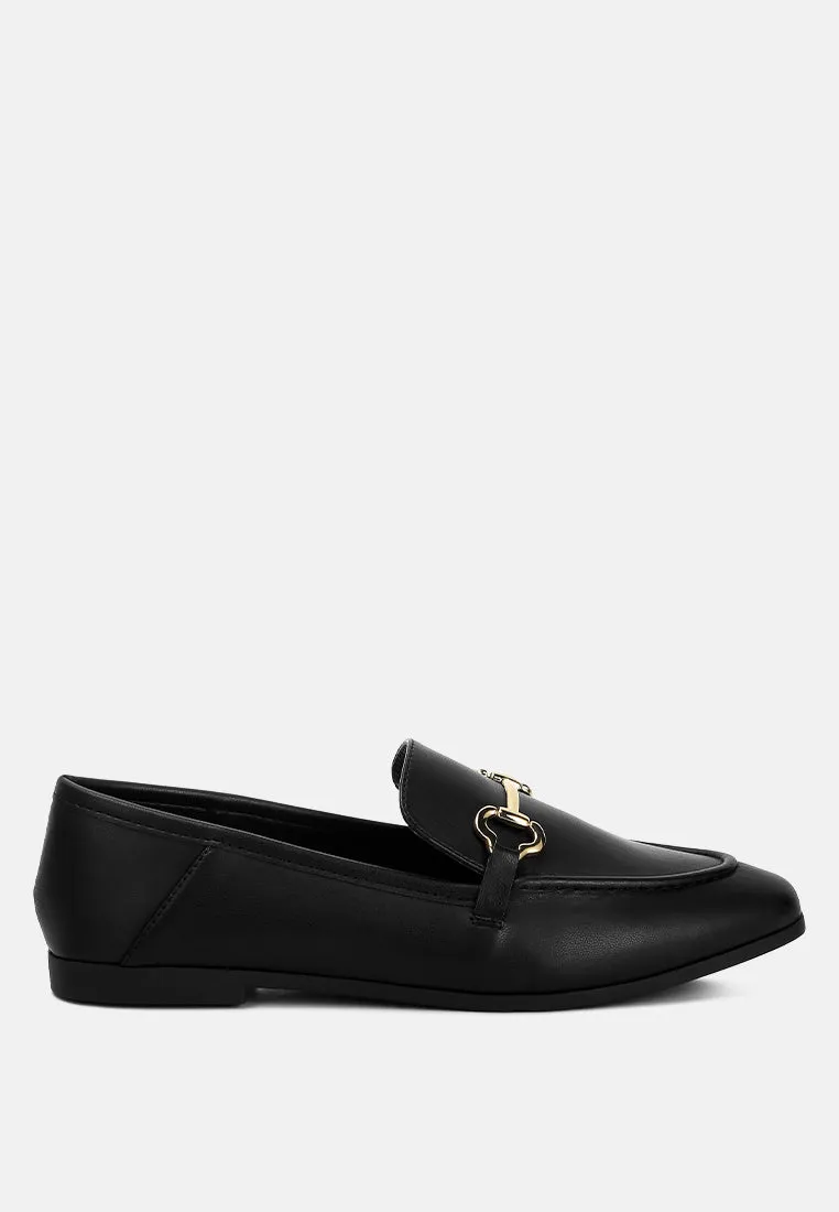 finola horsebit embellished loafers Art Spot Travel Friendly
