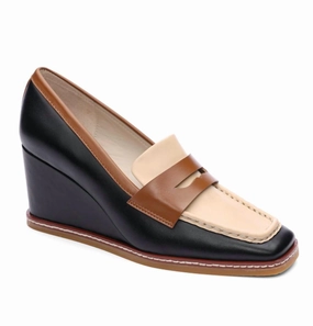 Cadence Wedge Loafer In Blk/otmlk/spice Style Motion