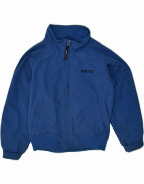 WOOLRICH Boys Bomber Jacket 5-6 Years Blue Nylon Ability