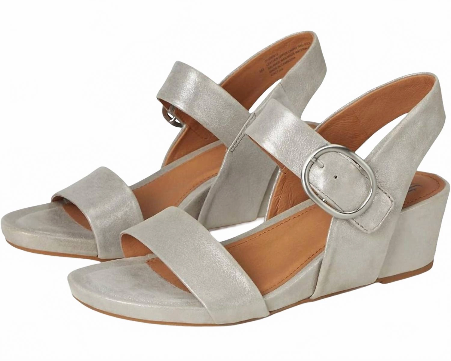 Free Walk Women Vaya Wedge In Silver/stone