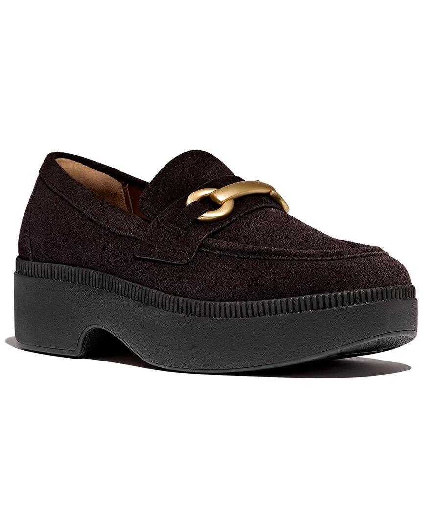 Fitflop F-Luma Suede Loafer Patina Effect Calm Step