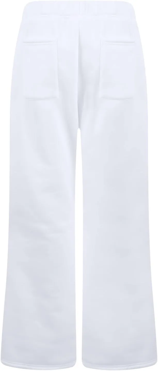 Flare Wide Leg Sweatpants Women Fleece Drawstring Low Rise Jogger Pants Cute Bell Bottom Sweat Pants with Pockets