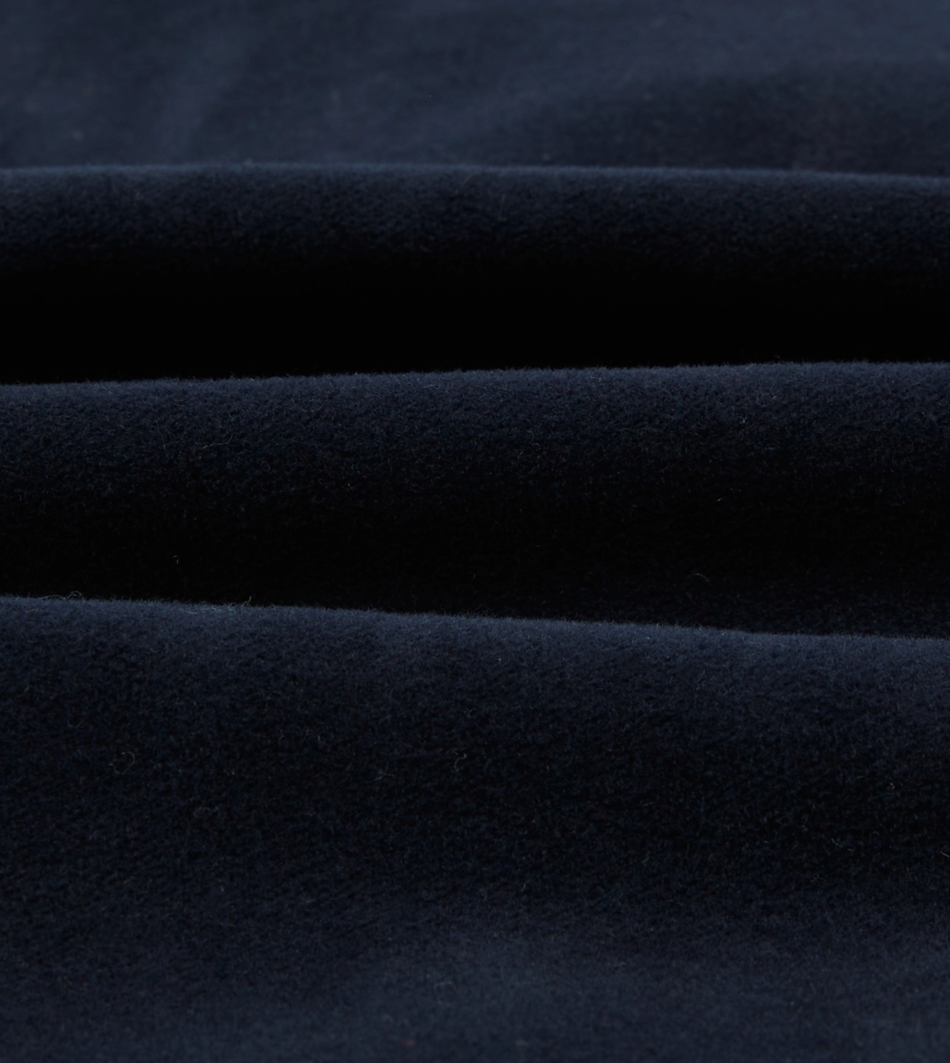St. JOHN by Drake's Navy Moleskin Five-Pocket Chore Jacket Gloves Protective Padding