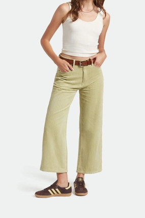 Durable Seams Chafe-Free Fit Margo Cropped 5-Pocket Pant - Elm