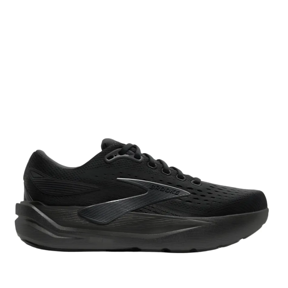 Easy On And Off amateur runners Brooks Men's Ghost Max 3 Running Shoes in Black/Black/Ebony AW25