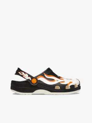 Classic Glow Flames Clog Kids Relaxing Step