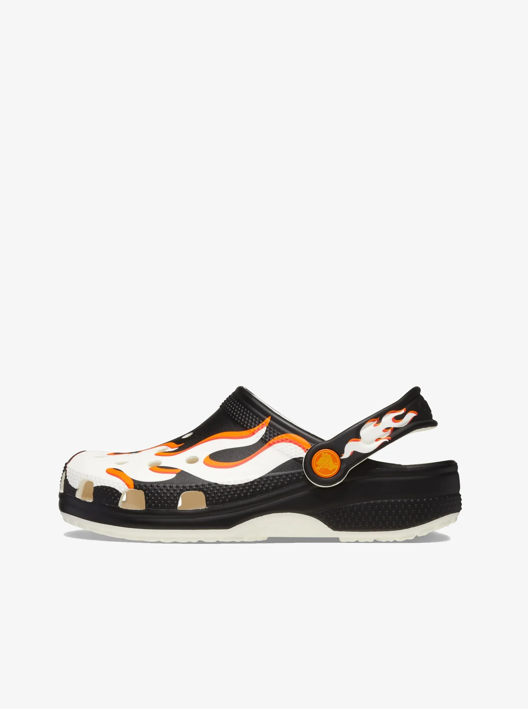 Simple Setup Instant Step Fit Classic Glow Flames Clog Kids