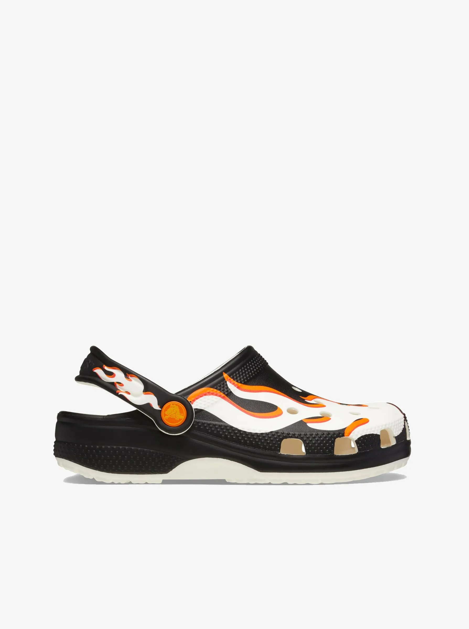 Classic Glow Flames Clog Kids Relaxing Step