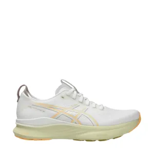 ASICS Men's GEL-KAYANO 32 Running Shoes in White/Orange Glow AW25 Compression Zoned Upper Moisture Management