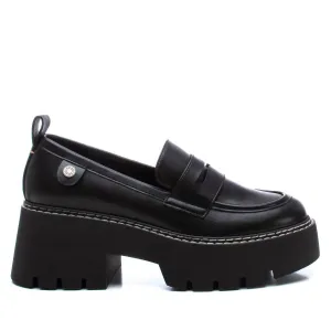 Neat Path Gallery Tour Women's Casual Platform Moccasins In Black