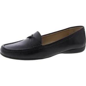 Strappy Beverley Road Womens Leather Slip On Loafers