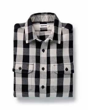 The Division Shirt in Black Indigo Check All Day Comfort Tech Durable Quality