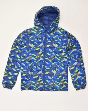 MOUNTAIN WAREHOUSE Boys Hooded Padded Jacket 12-13 Years Multicoloured Sporty Style Comfortable Shield