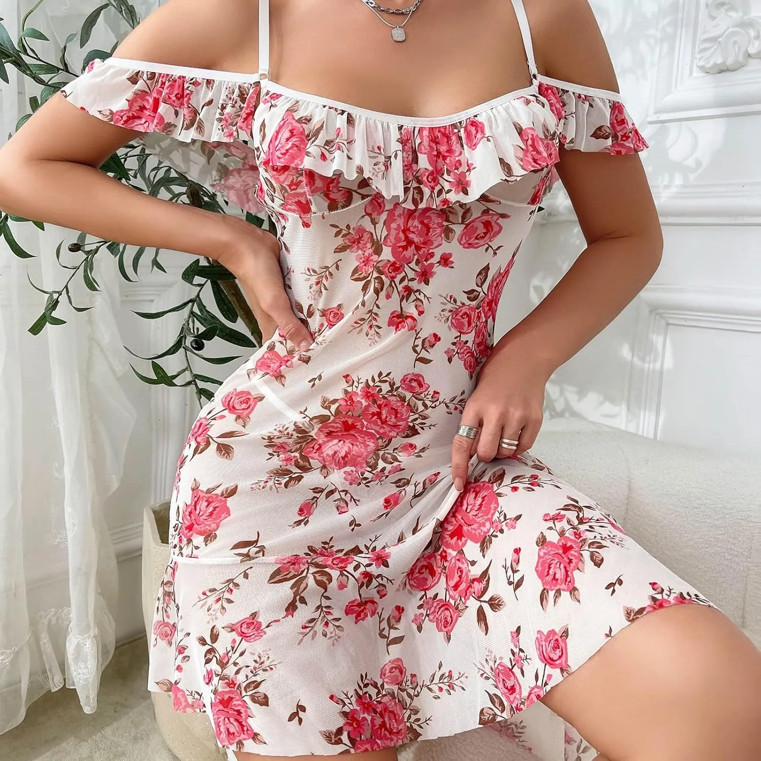 Floral Dress Wedding Guest Outfit for Women Spring Dresses 2025 Summer Graduation Dresses Sundresses Hawaiian Dress