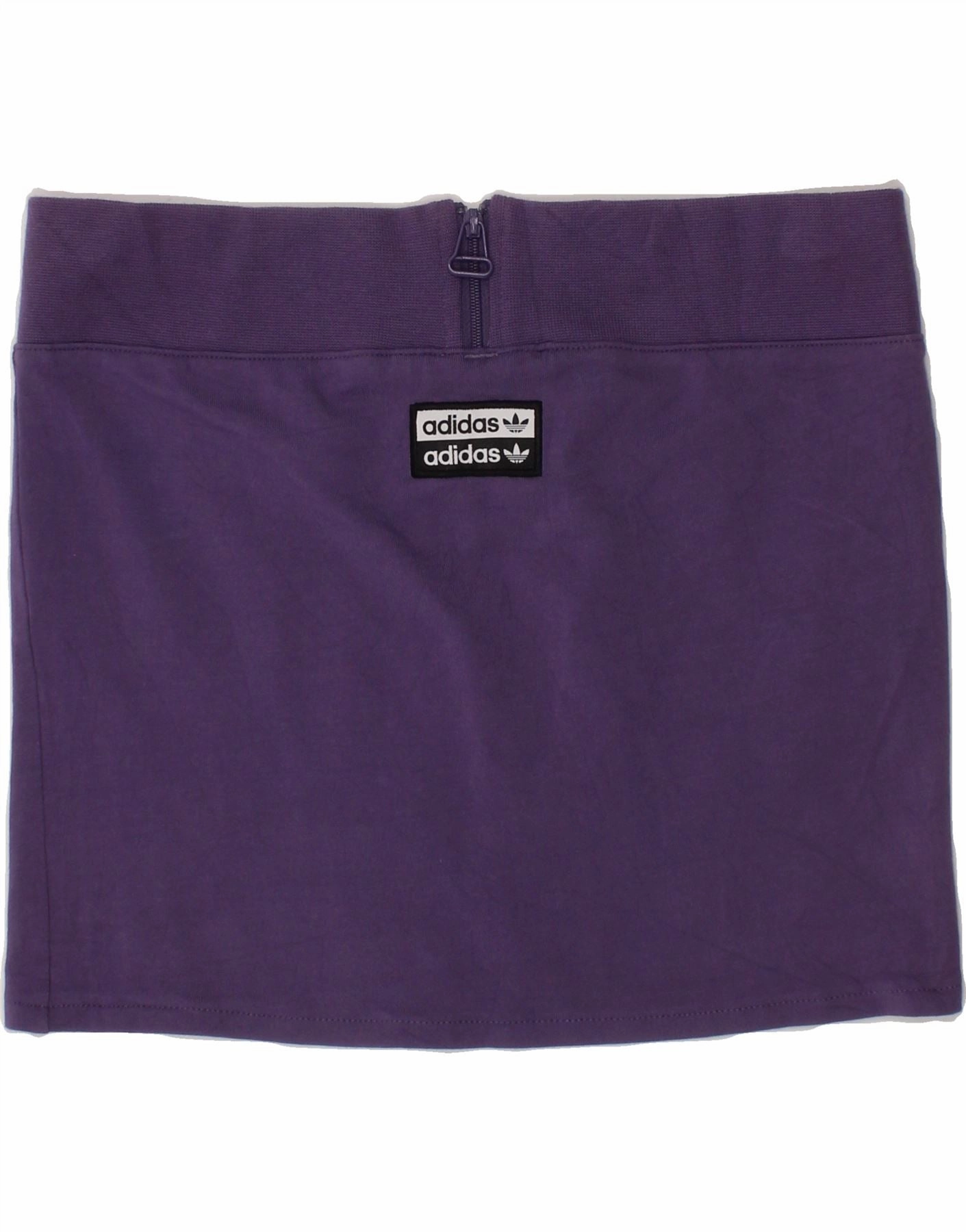 ADIDAS Girls Mini Skirt 9-10 Years W26  Purple Cotton Smooth Vibes Hot Now