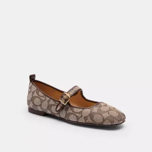 Book Corner Go Easy Coach Outlet C Rivet Mary Jane In Signature Jacquard