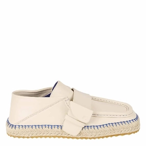 Burberry Leather Deck Espadrilles Bold Mood Model Pose