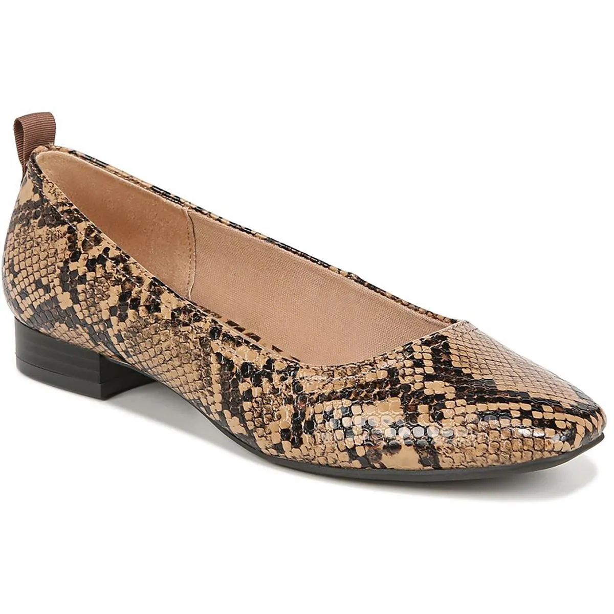 Cameo Womens Faux Leather Round Toe Loafers Relax Moment